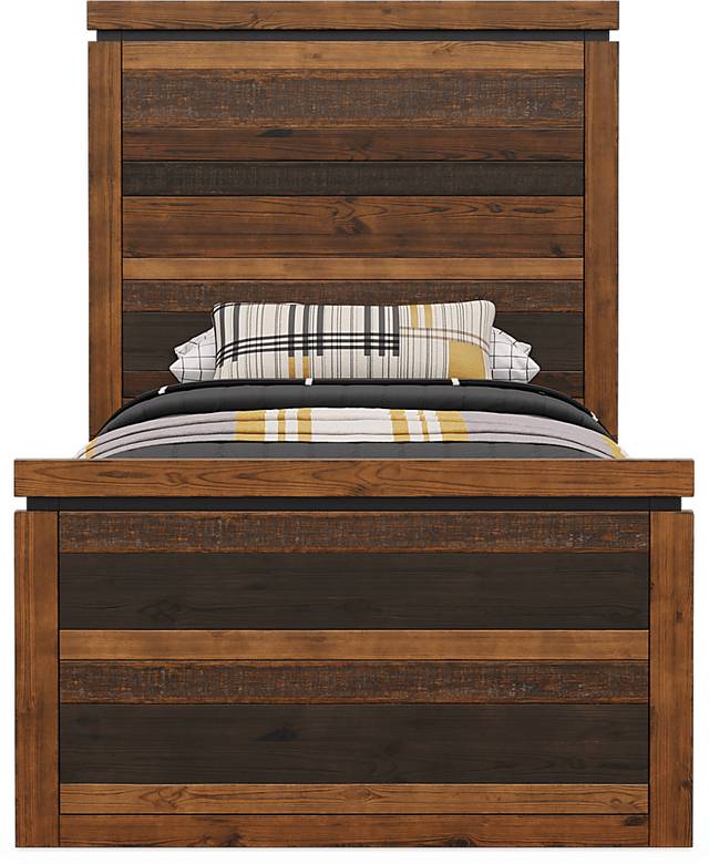 Kids Westover Hills Jr. Brown Twin Panel Bed - Thumbnail - Image 3