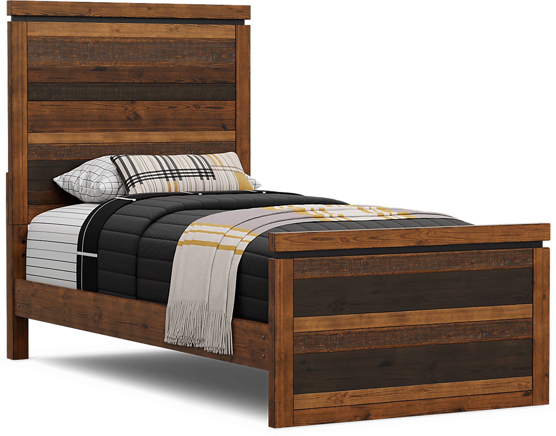 Kids Westover Hills Jr. Brown Twin Panel Bed - Image 1
