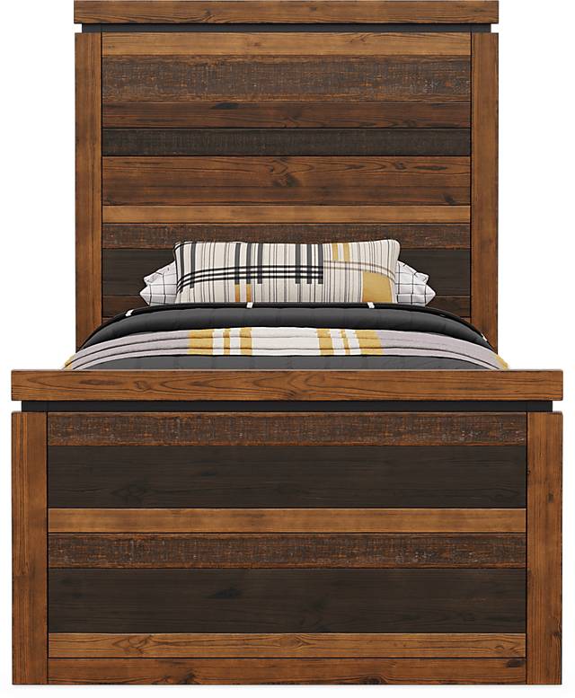 Kids Westover Hills Jr. Brown Twin XL Panel Bed - Thumbnail - Image 2