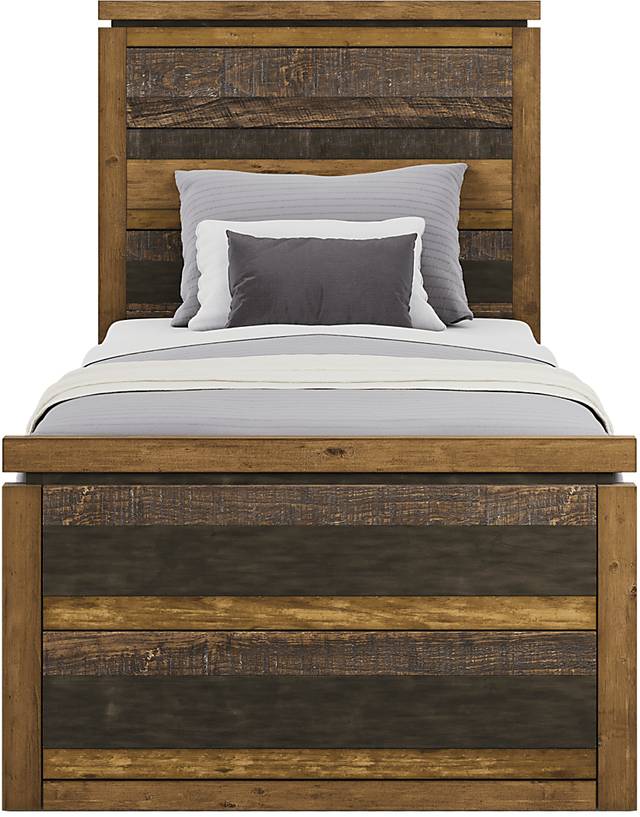 Kids Westover Hills Jr. Brown Twin XL Panel Bed - Thumbnail - Image 2