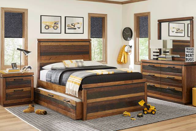 Kids Westover Hills Jr. Reclaimed Brown 5 Pc Full Panel Bedroom - Thumbnail - Image 1