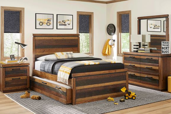 Kids Westover Hills Jr. Brown 5 Pc Full Panel Bedroom