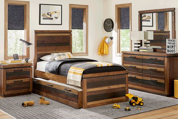 Kids Westover Hills Jr. Reclaimed Brown 5 Pc Twin Panel Bedroom