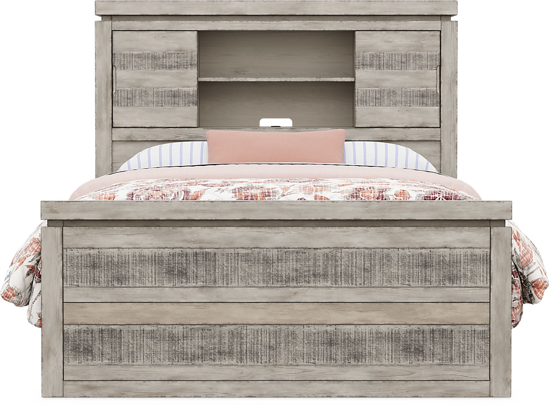 Kids Westover Hills Jr. Gray Full Bookcase Bed - Image 3