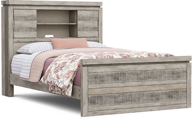 Kids Westover Hills Jr Gray Full Bookcase Bed