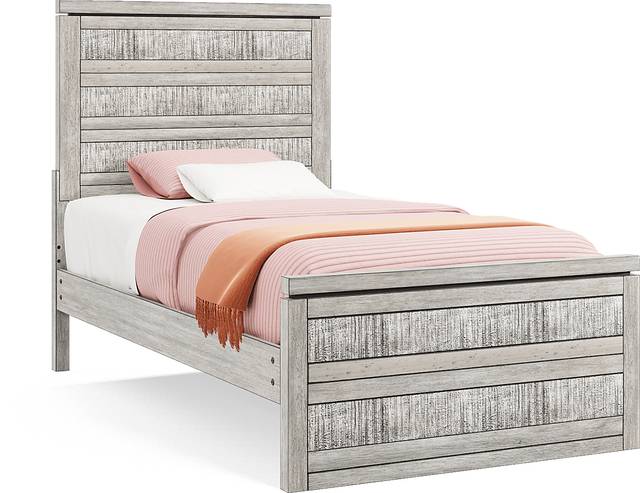 Kids Westover Hills Jr. Gray Twin Panel Bedroom - Thumbnail - Image 3