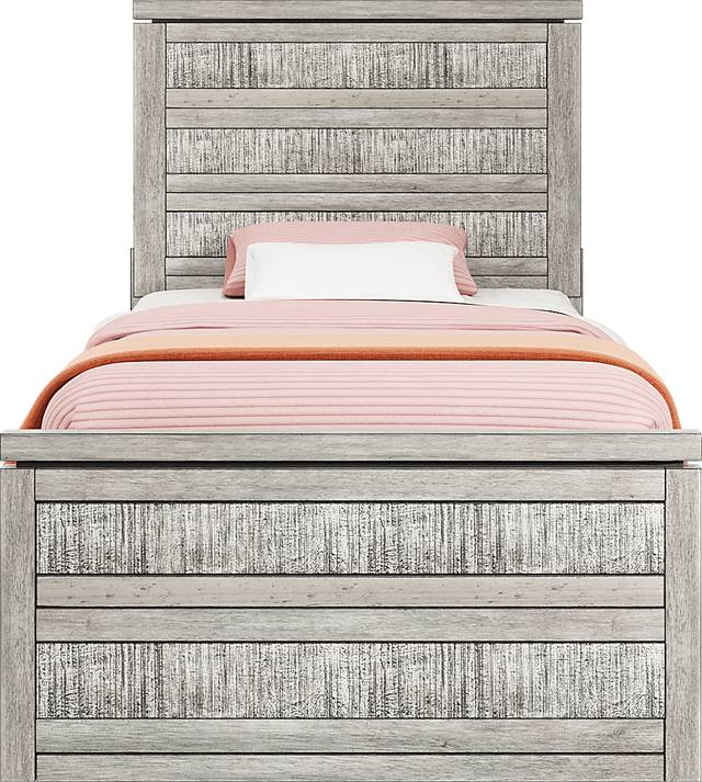 Kids Westover Hills Jr. Gray Twin Panel Bedroom - Thumbnail - Image 2