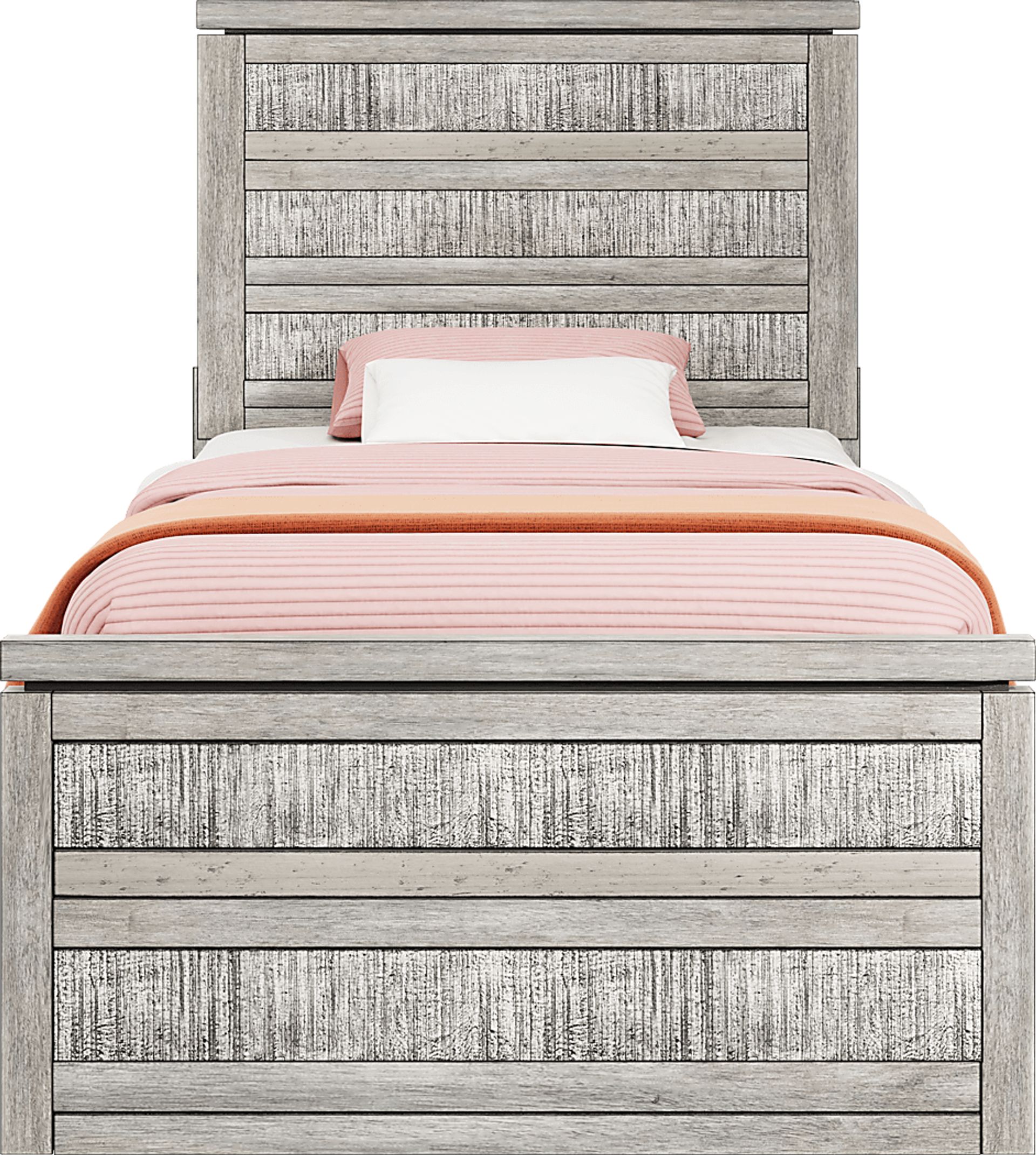 Kids Westover Hills Jr. Gray Twin Panel Bedroom - Image 2