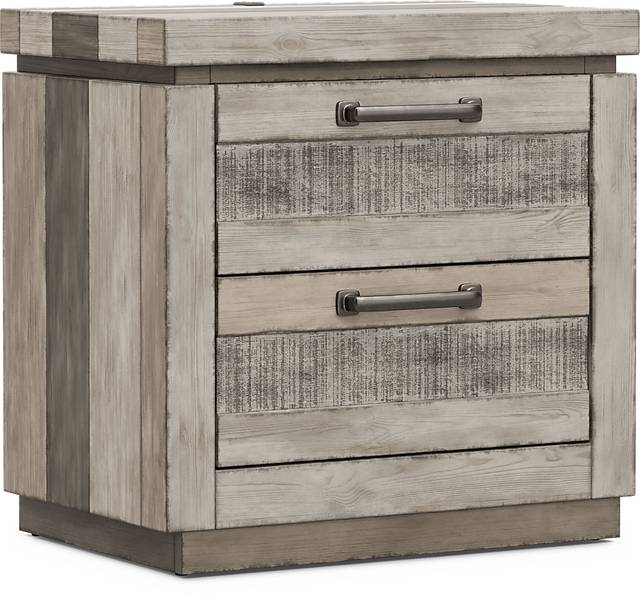Kids Westover Hills Jr. Gray Nightstand - Thumbnail - Image 2