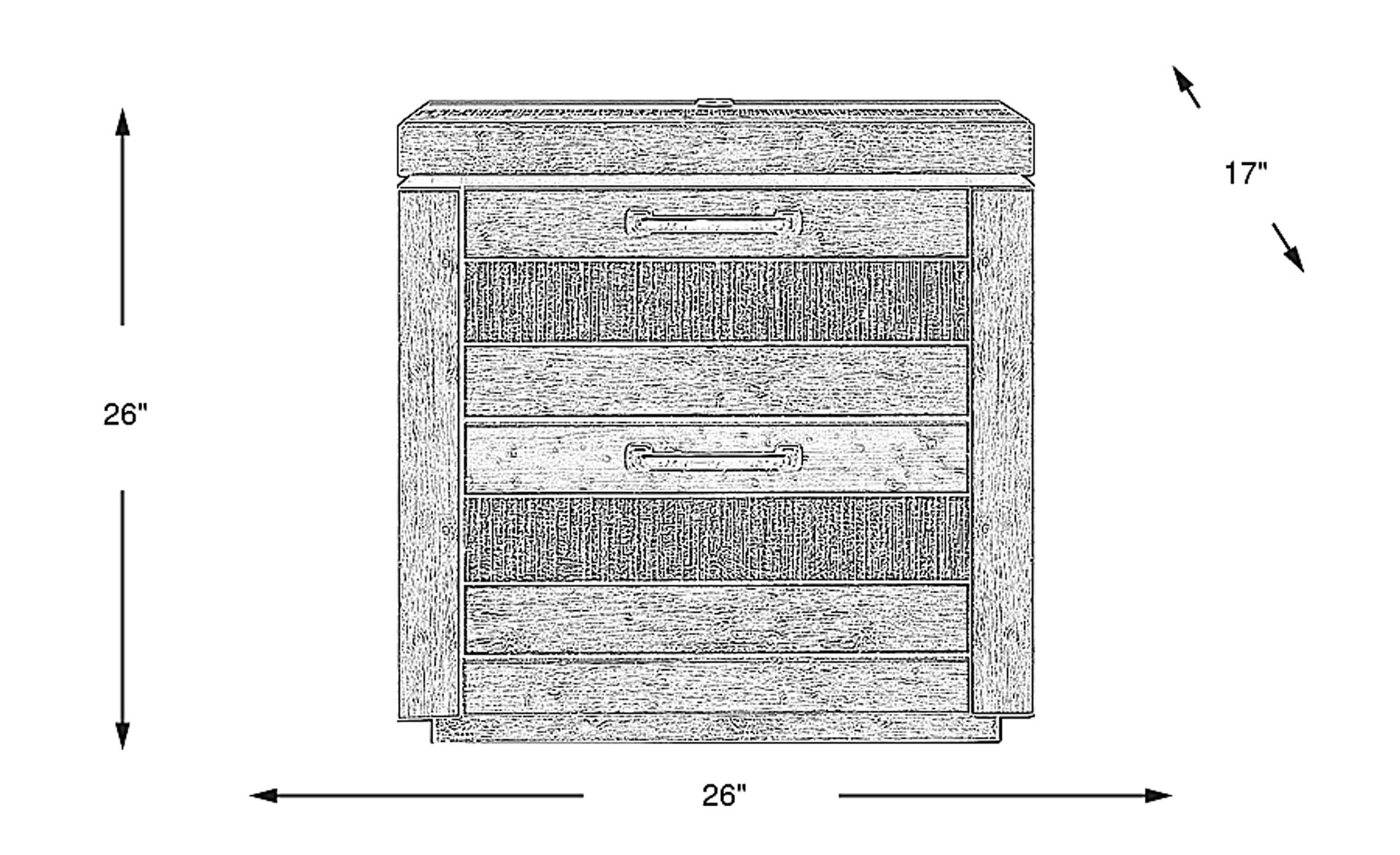 Dimension Image. Please refer to the Dimension Tab on this page for dimension details.