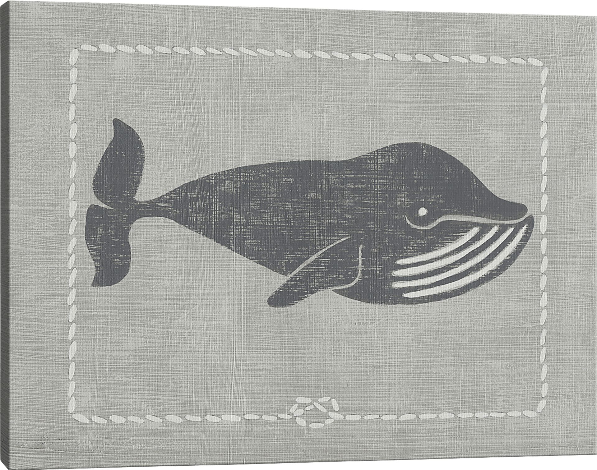 Kids Whales of Deep III Gray Artwork - Image 3