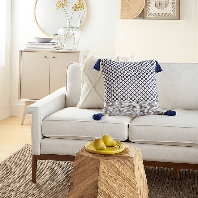 Kids Whitekirk Blue Throw Pillow - Thumbnail - Image 3