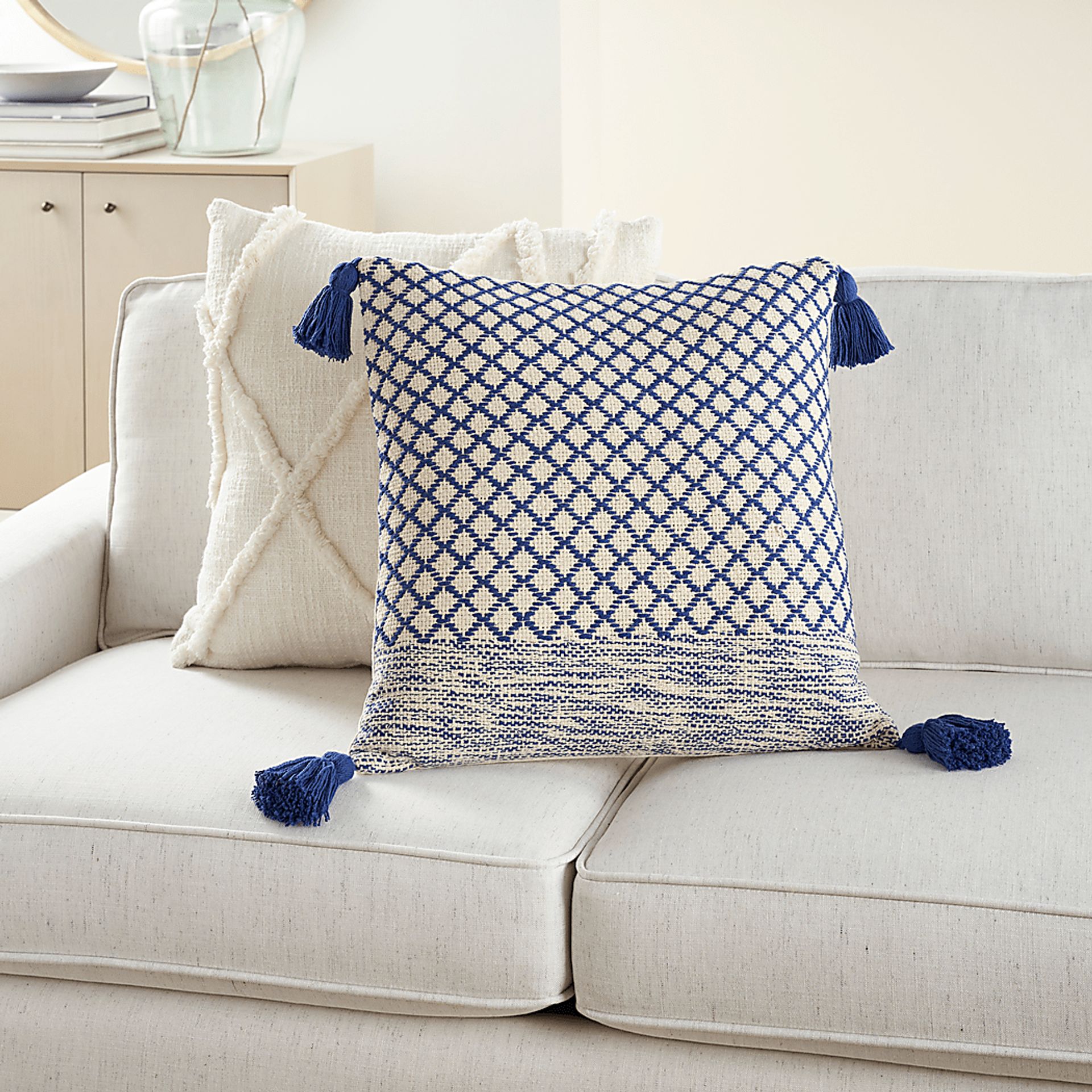 Kids Whitekirk Blue Throw Pillow - Image 4