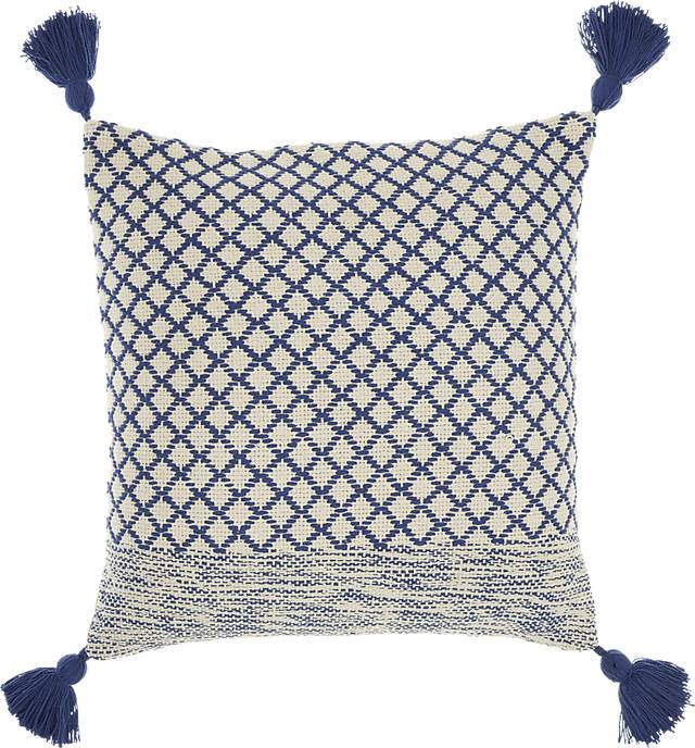 Kids Whitekirk Blue Throw Pillow - Thumbnail - Image 1