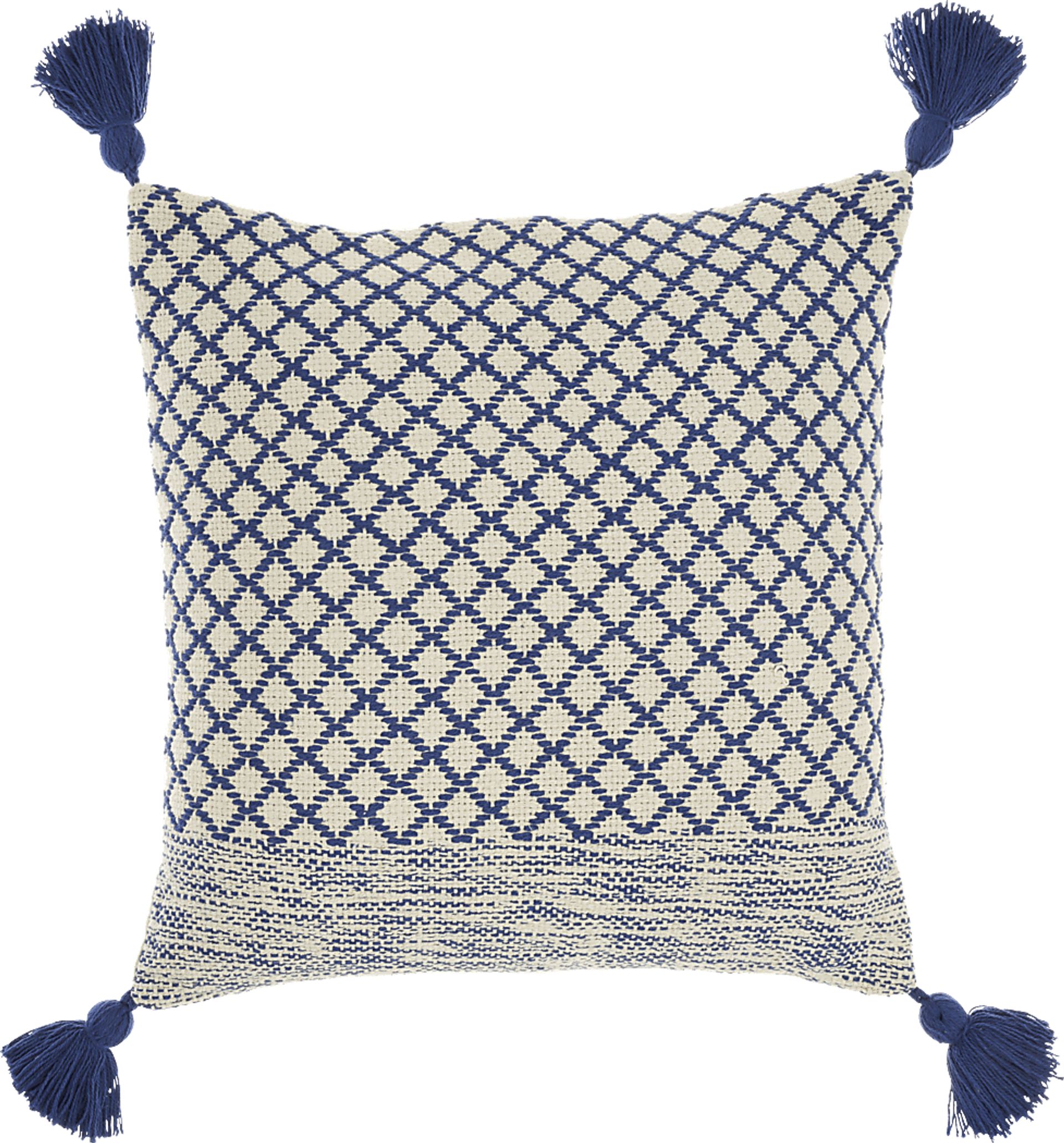 Kids Whitekirk Blue Throw Pillow - Image 1