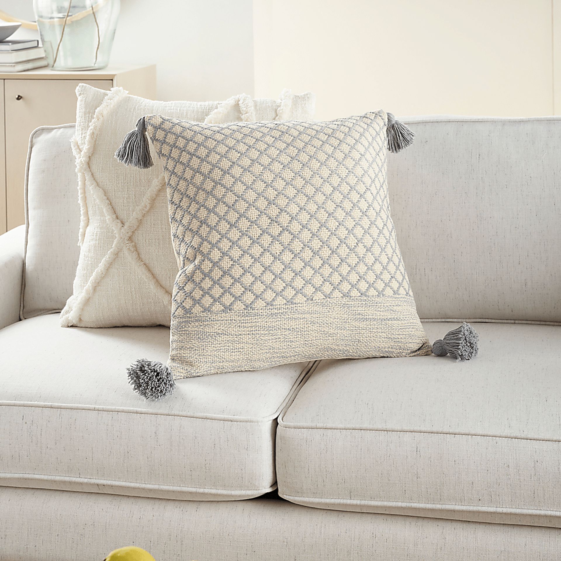Kids Whitekirk Gray Throw Pillow - Image 4