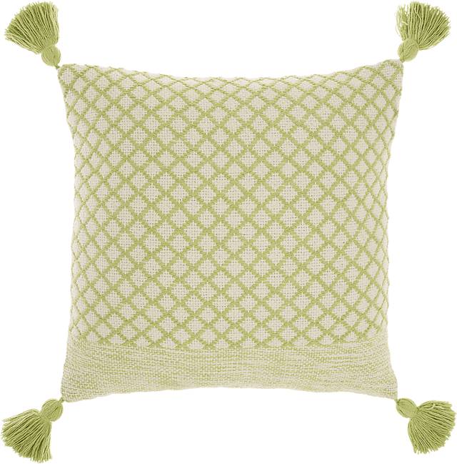 Kids Whitekirk Green Throw Pillow - Thumbnail - Image 1