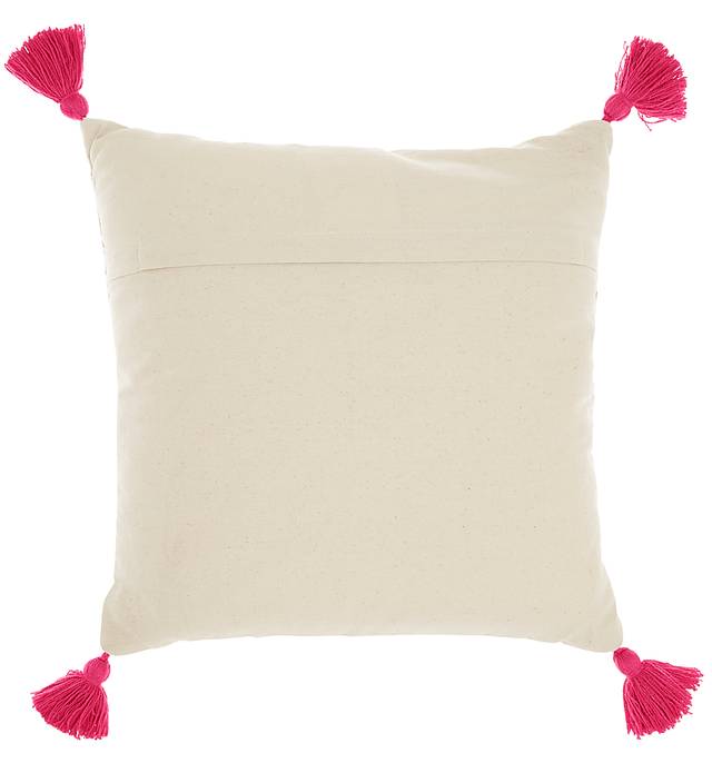 Kids Whitekirk Pink Throw Pillow - Thumbnail - Image 2