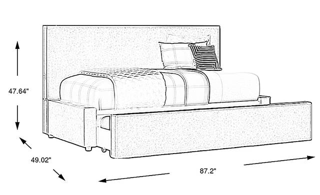 Dimension Image. Please refer to the Dimension Tab on this page for dimension details.