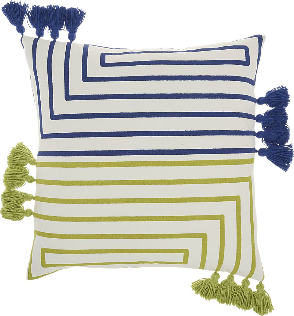 Kids Wiestling Green Throw Pillow