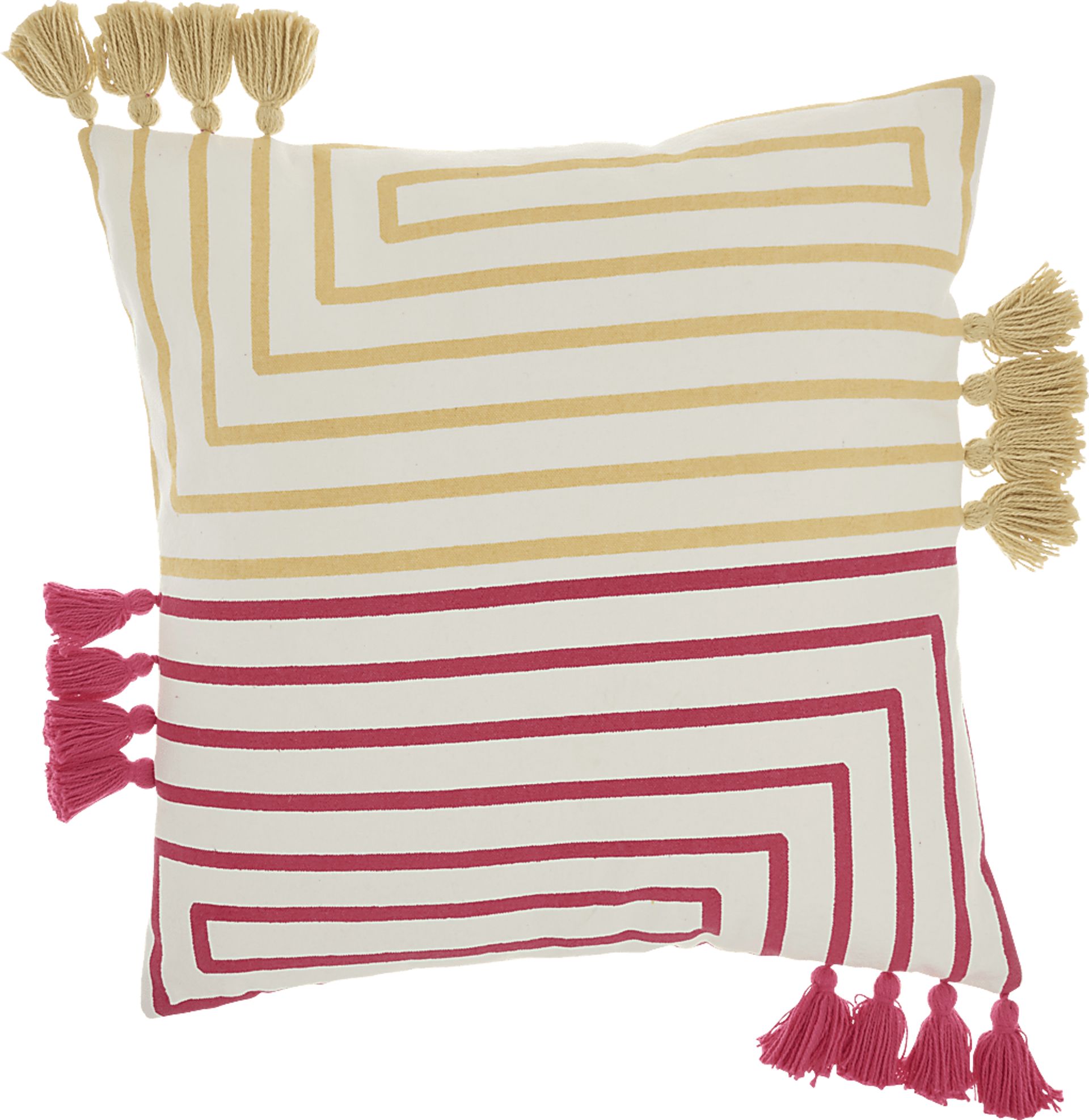 Kids Wiestling Pink Throw Pillow - Image 1