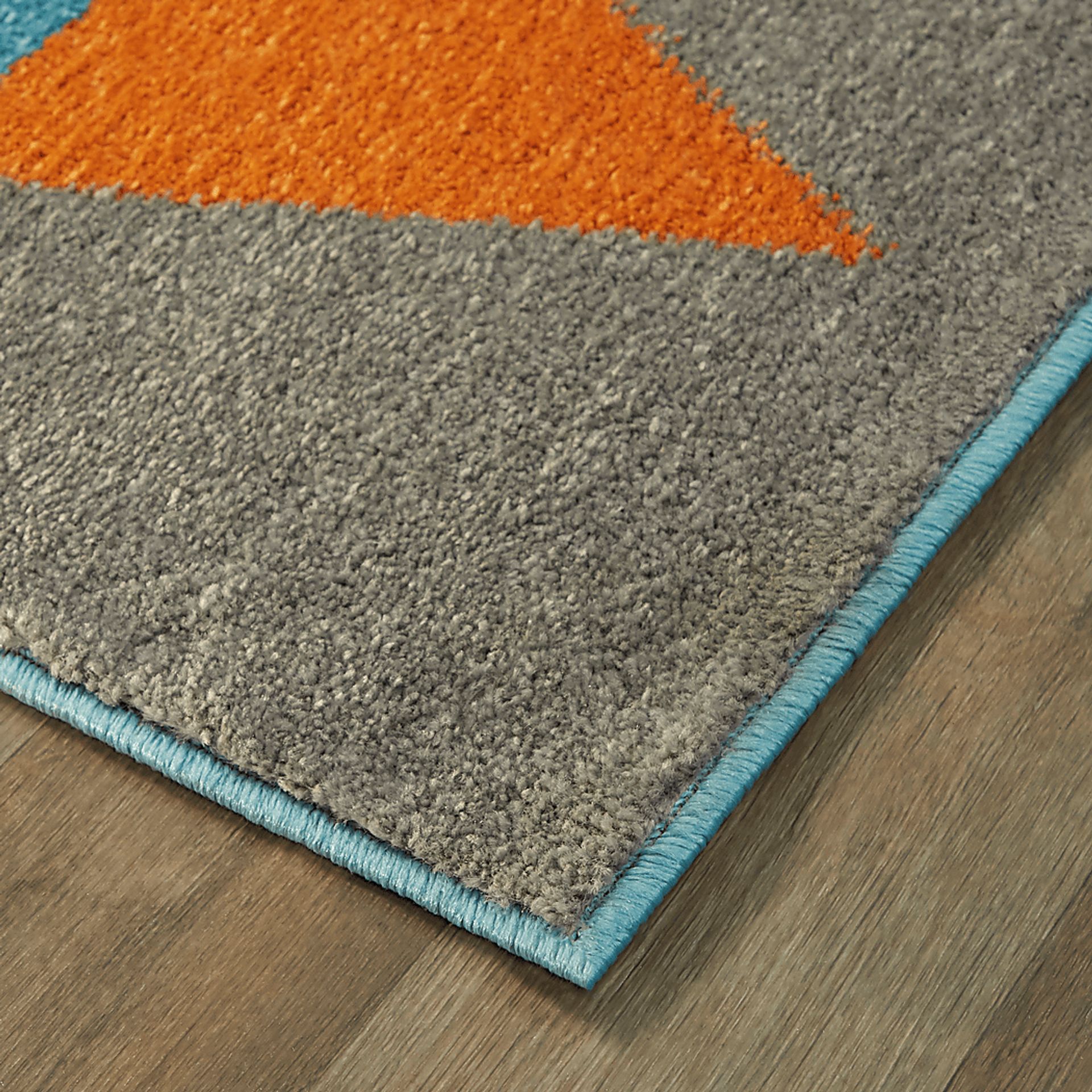 Kids Wild Angles Blue 3'11 x 5'7 Rug - Image 4