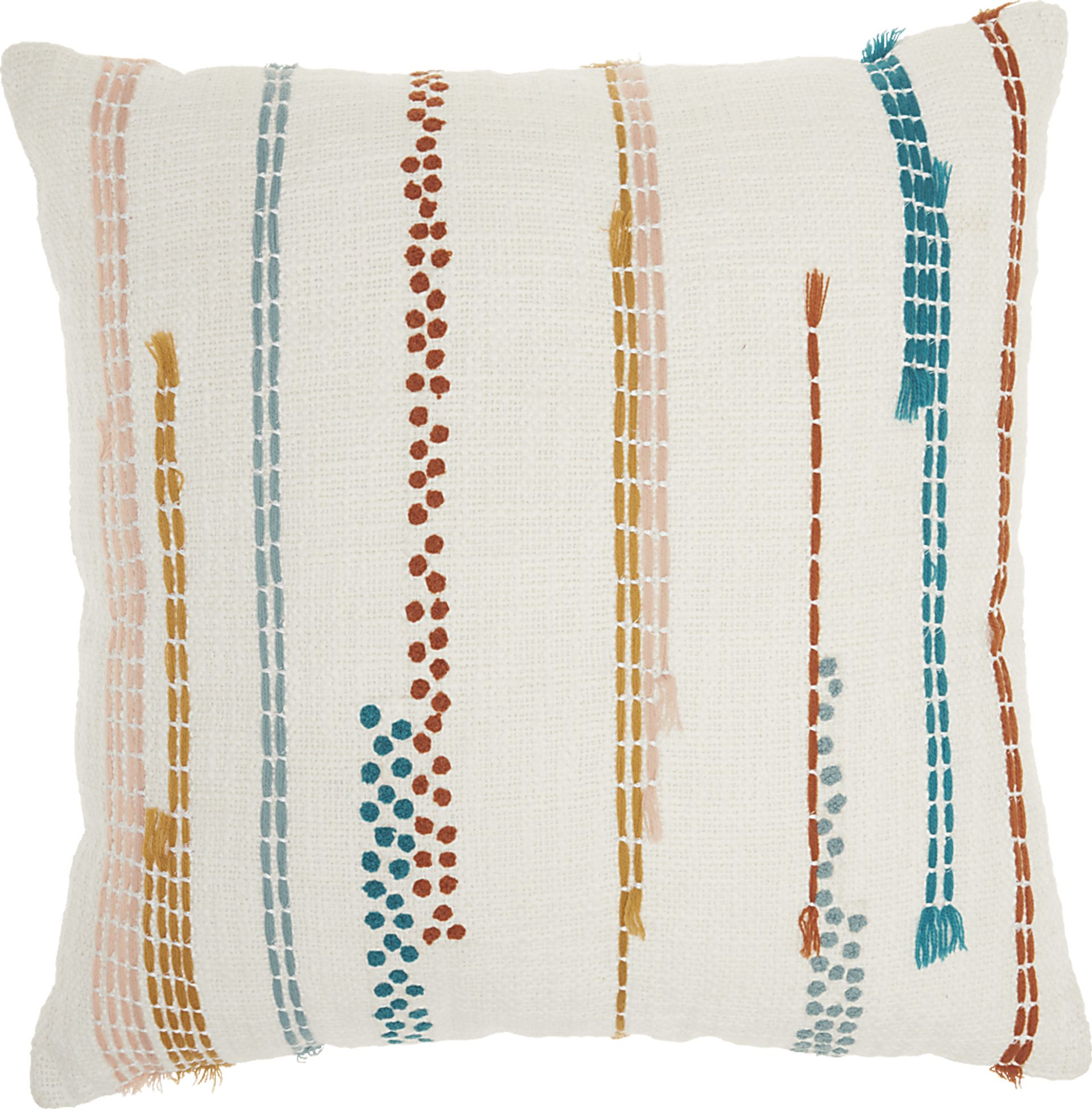 Kids Wildhoney II Ivory Throw Pillow - Image 1
