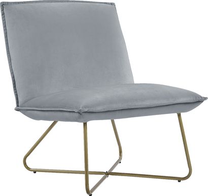 Kids Wiley Dove Gray Accent Chair