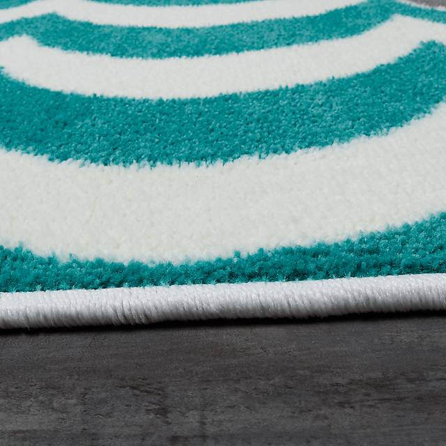 Kids Willie Wave Blue 5' x 8' Rug - Thumbnail - Image 3