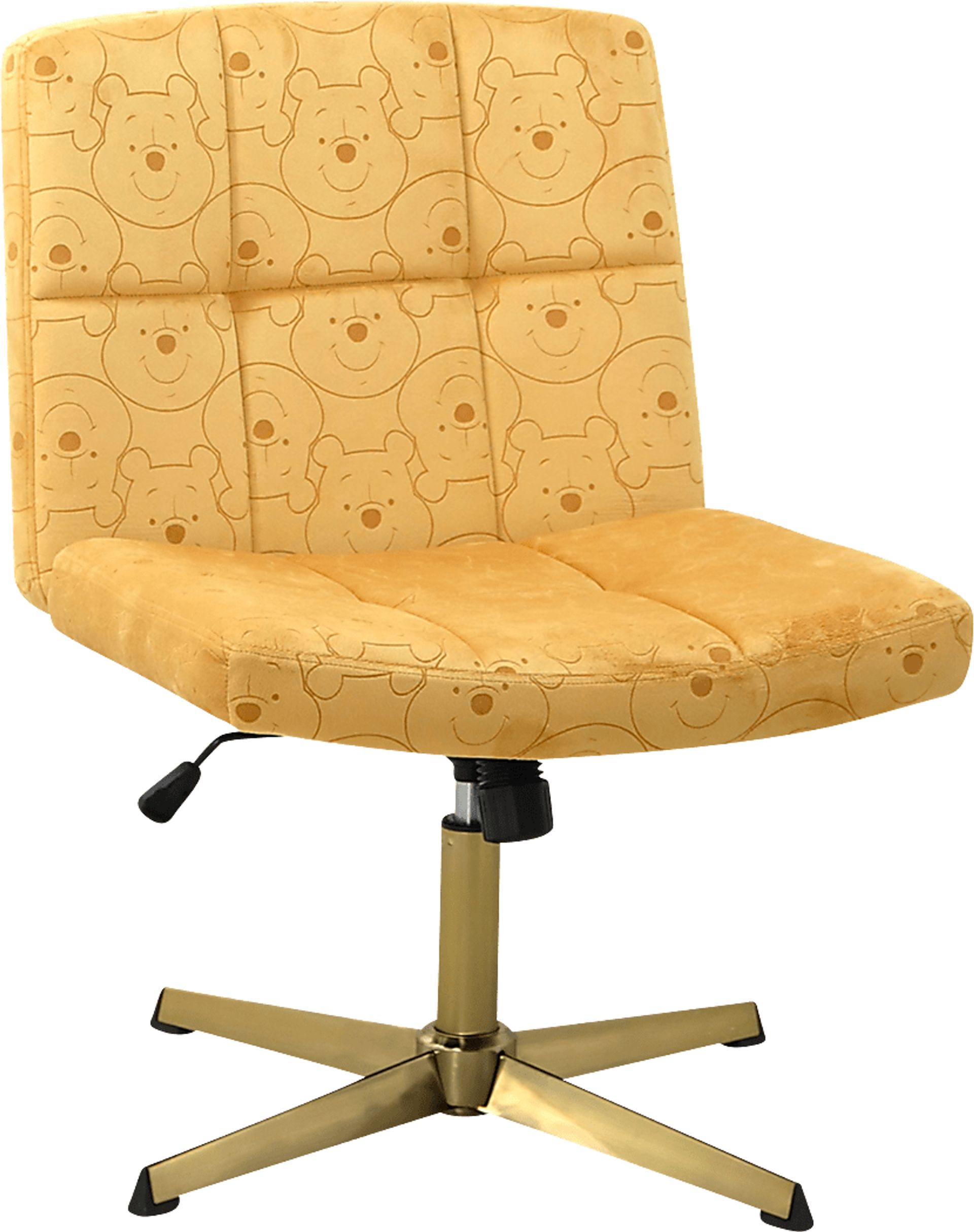 Kids Winnie the Pooh Yellow Vanity Chair - Image 2