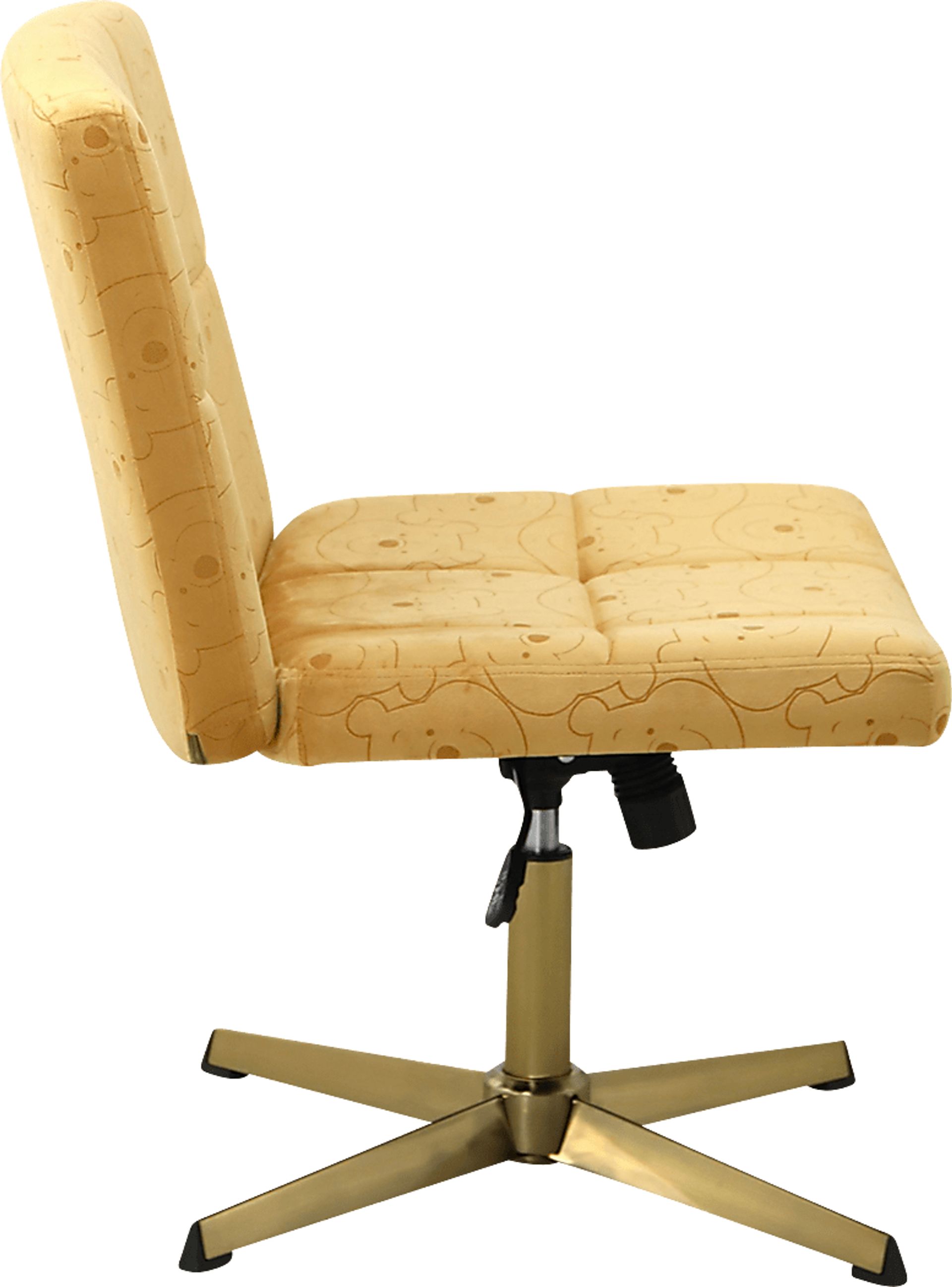 Kids Winnie the Pooh Yellow Vanity Chair - Image 3