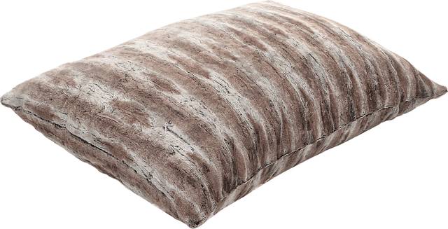 Kids Winter Dream Brown Faux Fur Floor Pillow - Thumbnail - Image 1