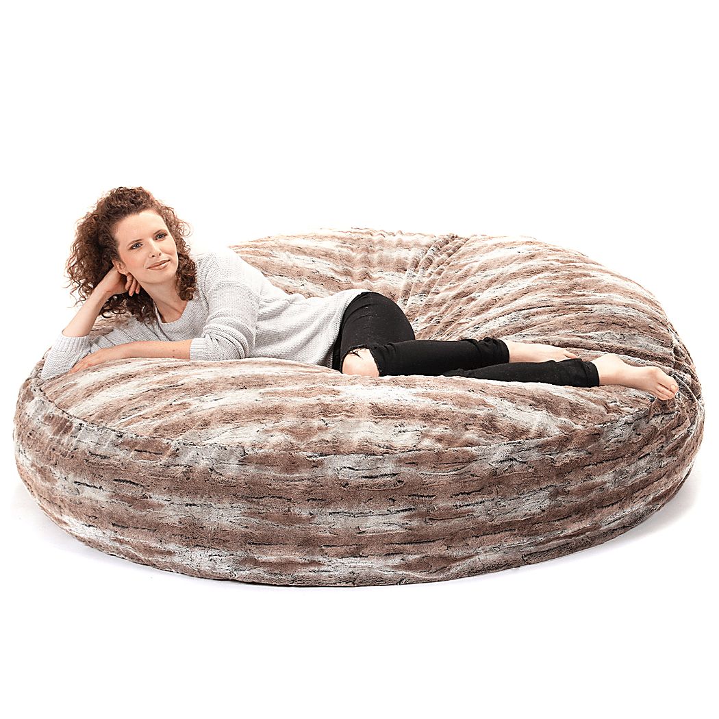 Kids Winter Dream Faux Fur Bean Bag - Thumbnail 4