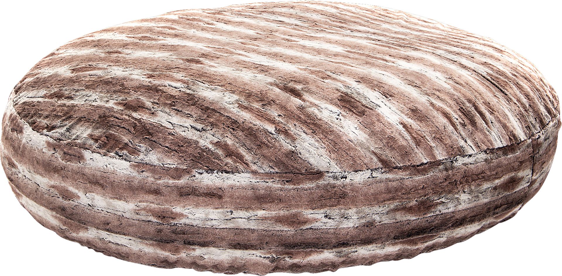 Kids Winter Dream Brown Large Faux Fur Bean Bag - Image 1
