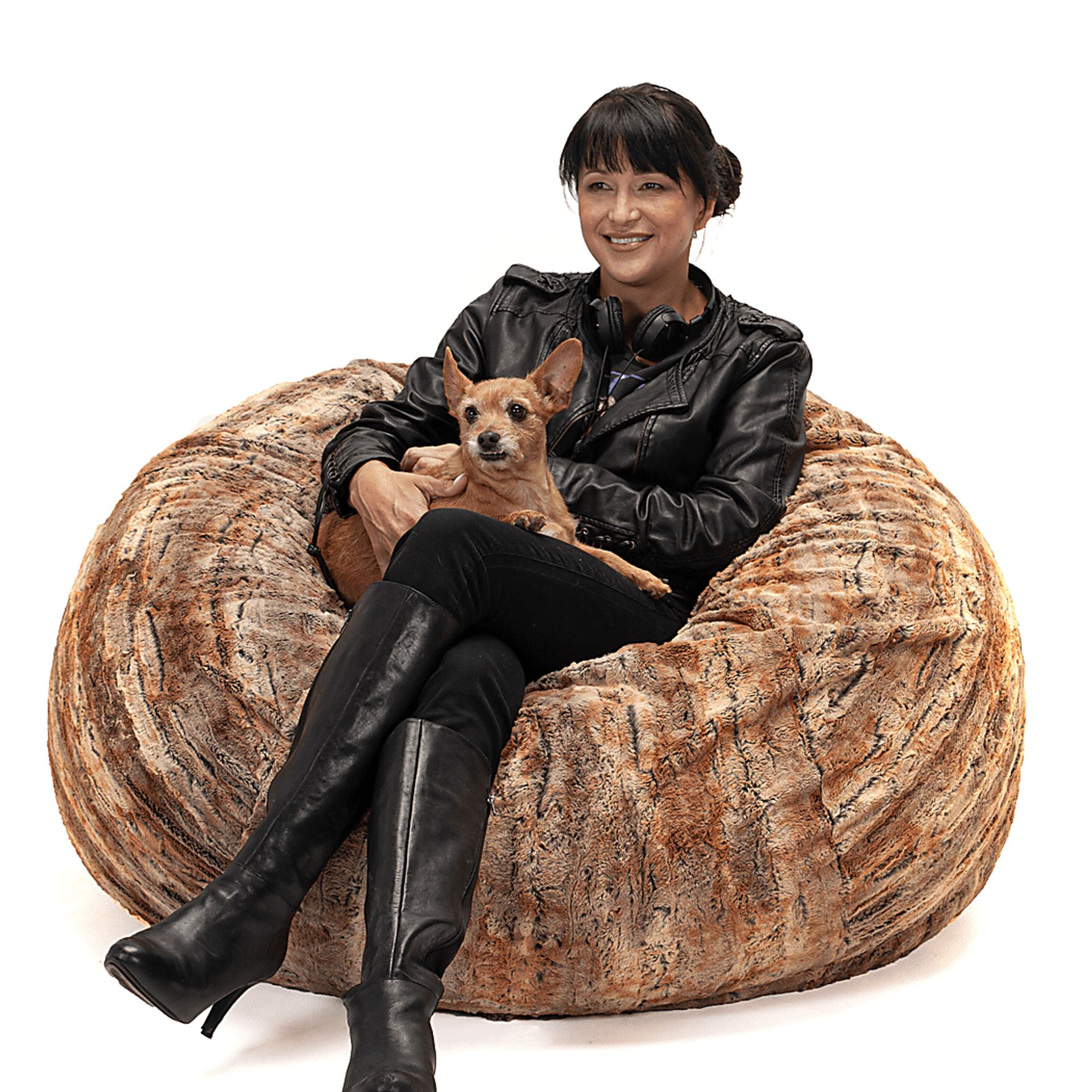 Kids Winter Dream Ginger Faux Fur Bean Bag - Image 2