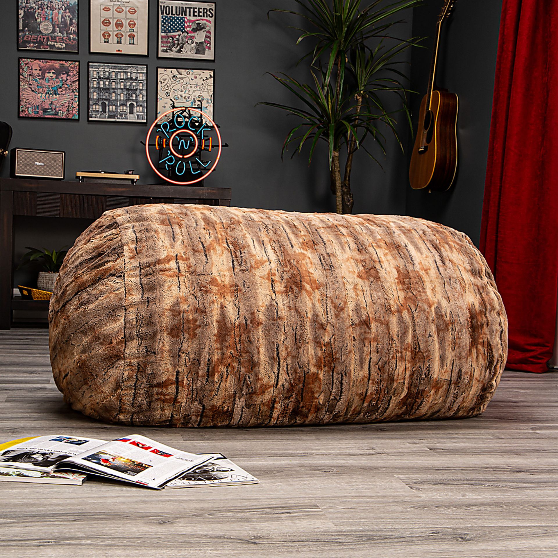 Kids Winter Dream Ginger Faux Fur Small Bean Bag - Image 3