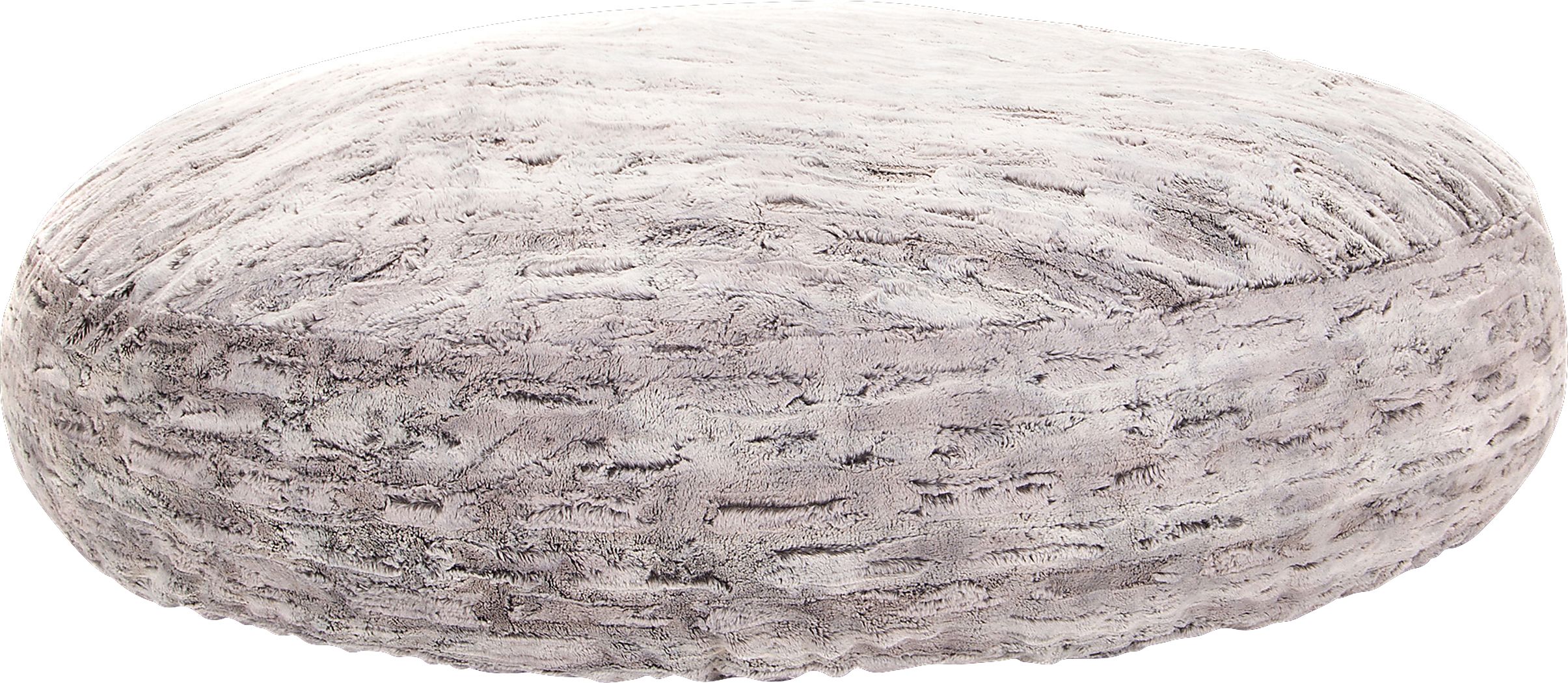 Kids Winter Dream Silver Large Faux Fur Bean Bag