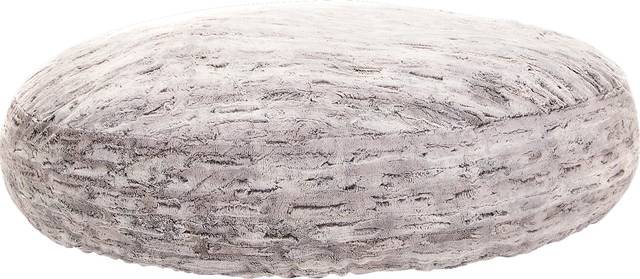 Kids Winter Dream Silver Large Faux Fur Bean Bag - Thumbnail - Image 1