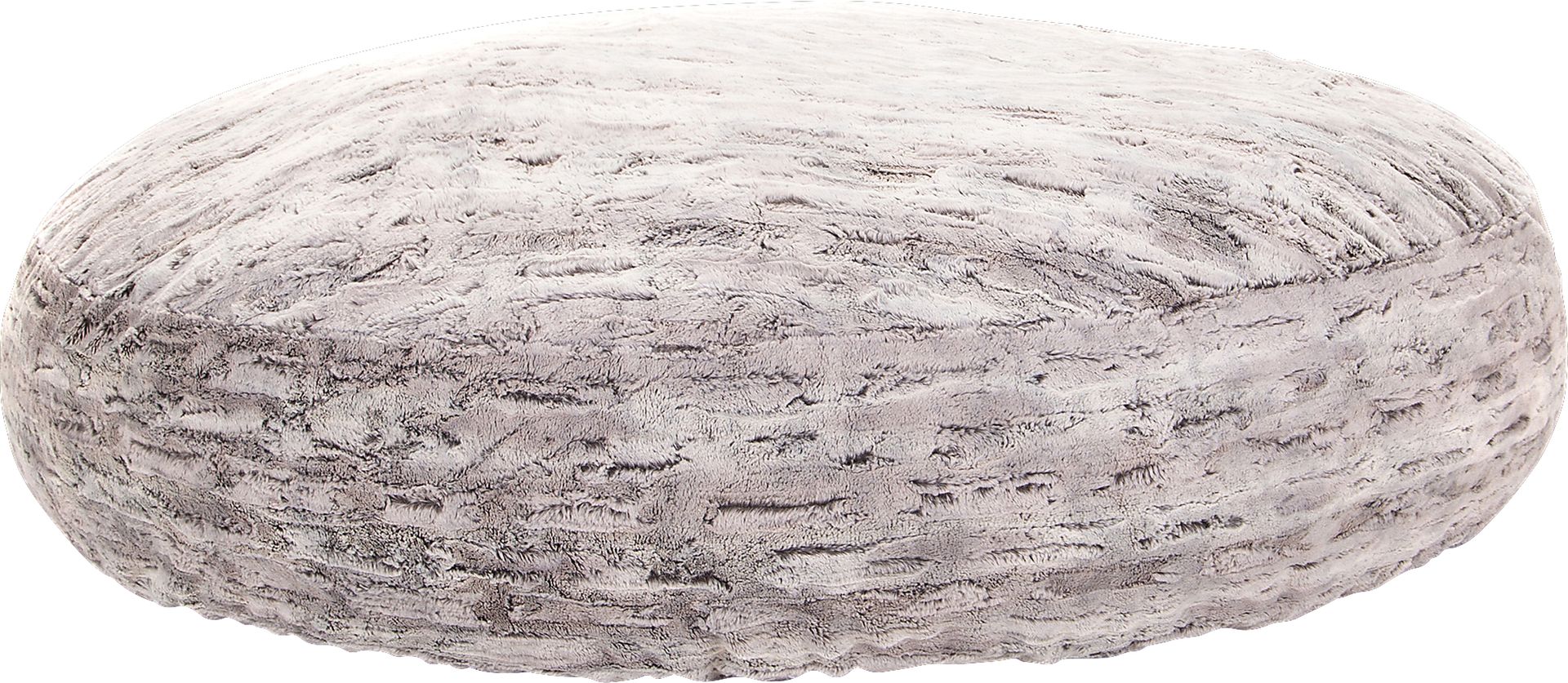 Kids Winter Dream Silver Large Faux Fur Bean Bag - Image 1