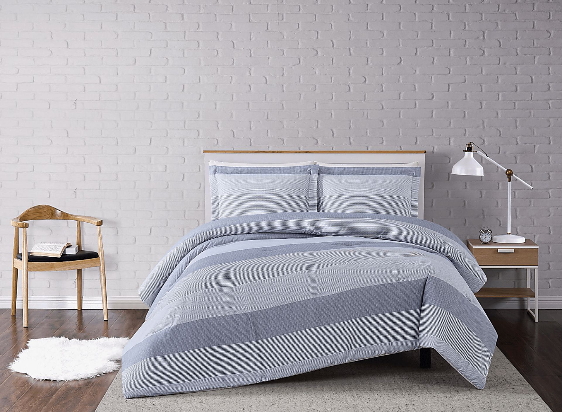 Kids Winterlake Gray Twin Comforter Set - Image 5