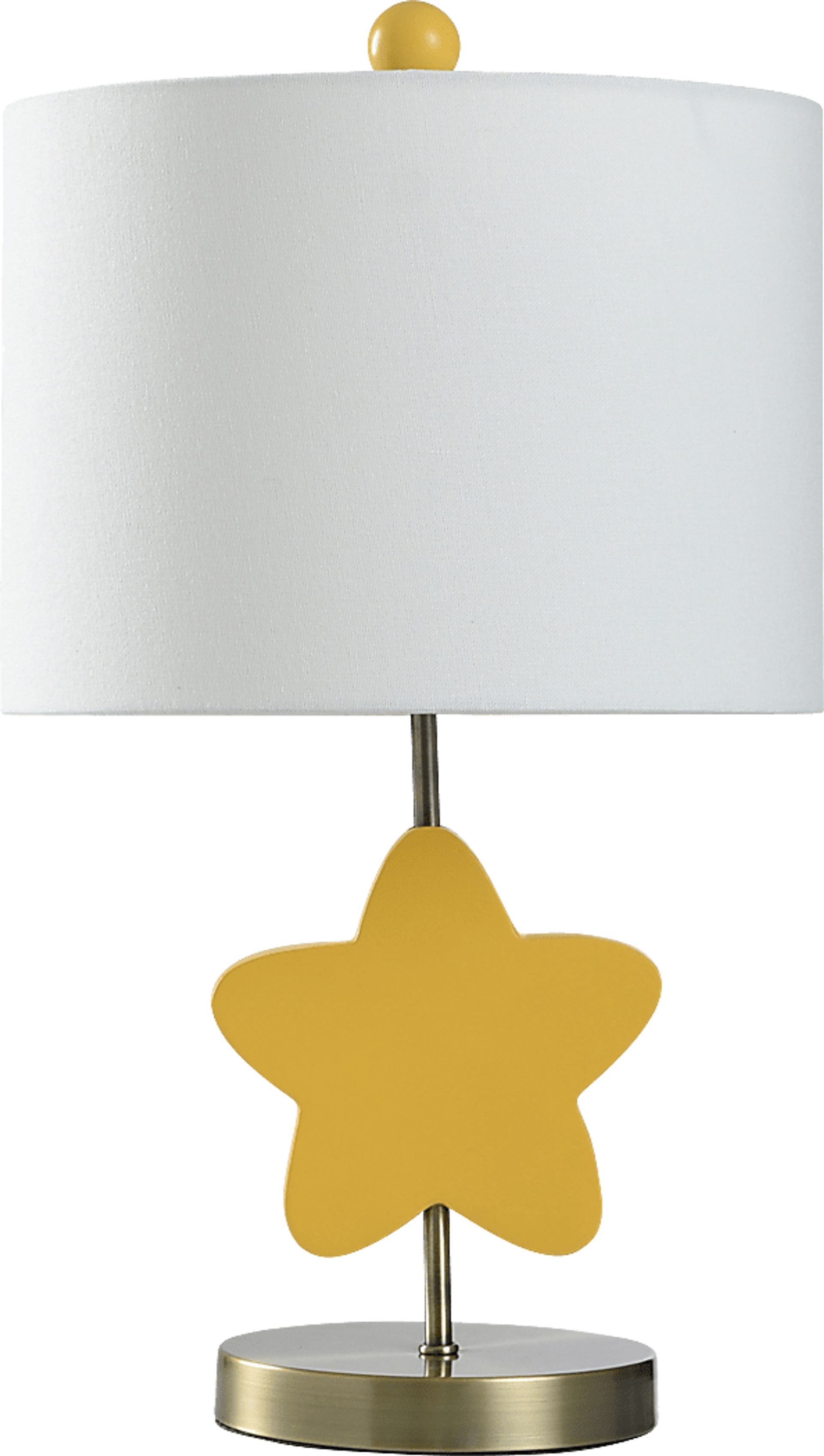 Kids Wish Decor Yellow Gold Star Table Lamp - Image 1