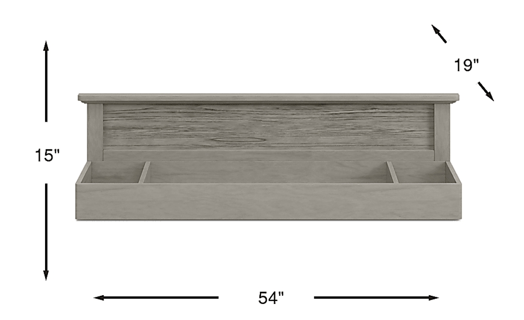 Kids Woodland Adventures Classic Gray Changing Tray