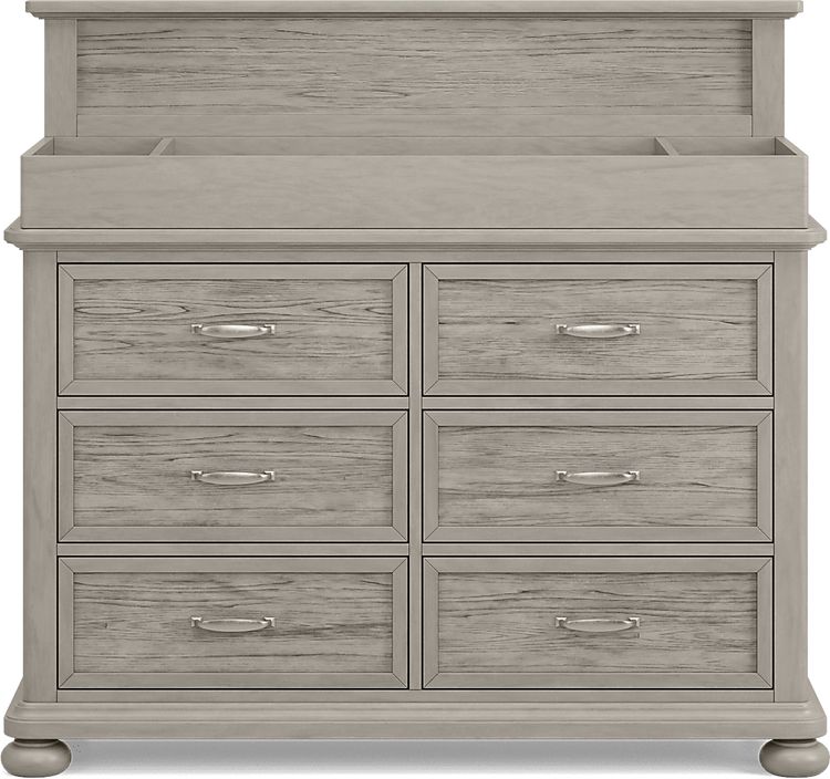 rustic grey dresser with changing table Delta Children Spencer 3 Drawer Dresser with Changing Topper
