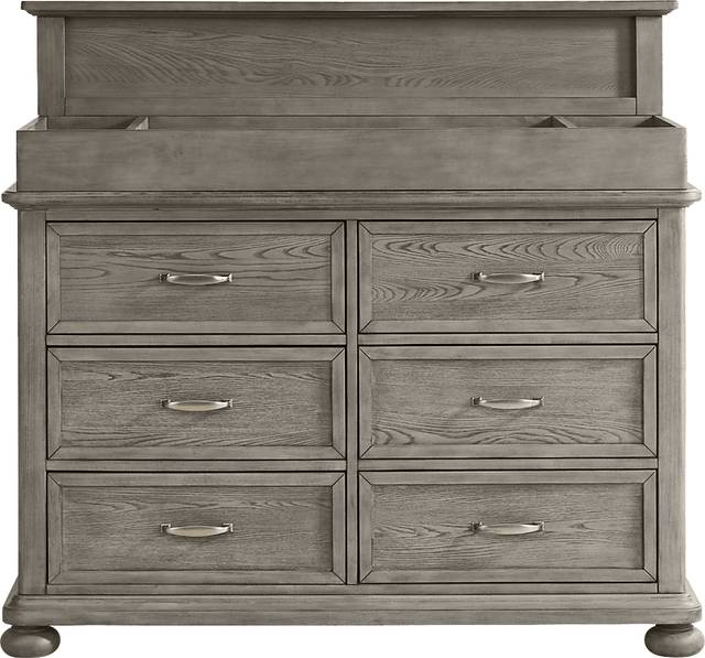 Kids Woodland Adventures Classic Gray Dresser with Changing Pad - Thumbnail - Image 1