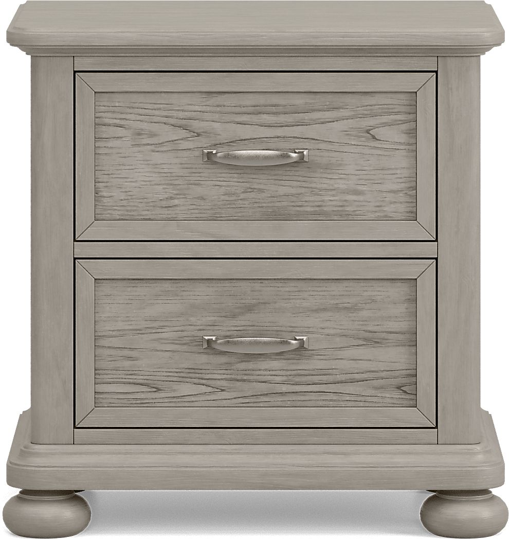 Kids Woodland Adventures Classic Gray Nightstand