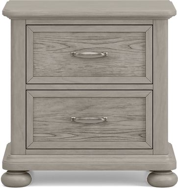 Kids Woodland Adventures Classic Gray Nightstand