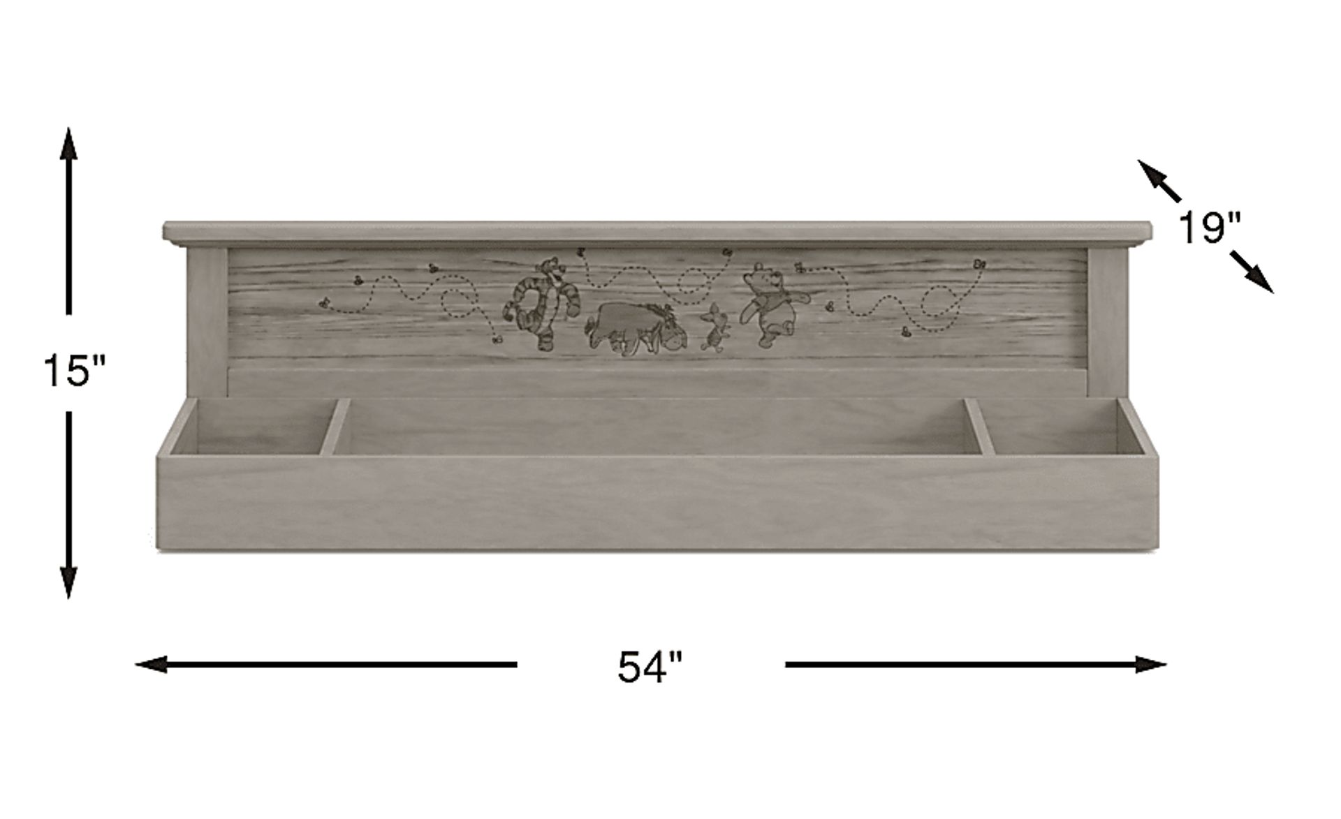 Dimension Image. Please refer to the Dimension Tab on this page for dimension details.