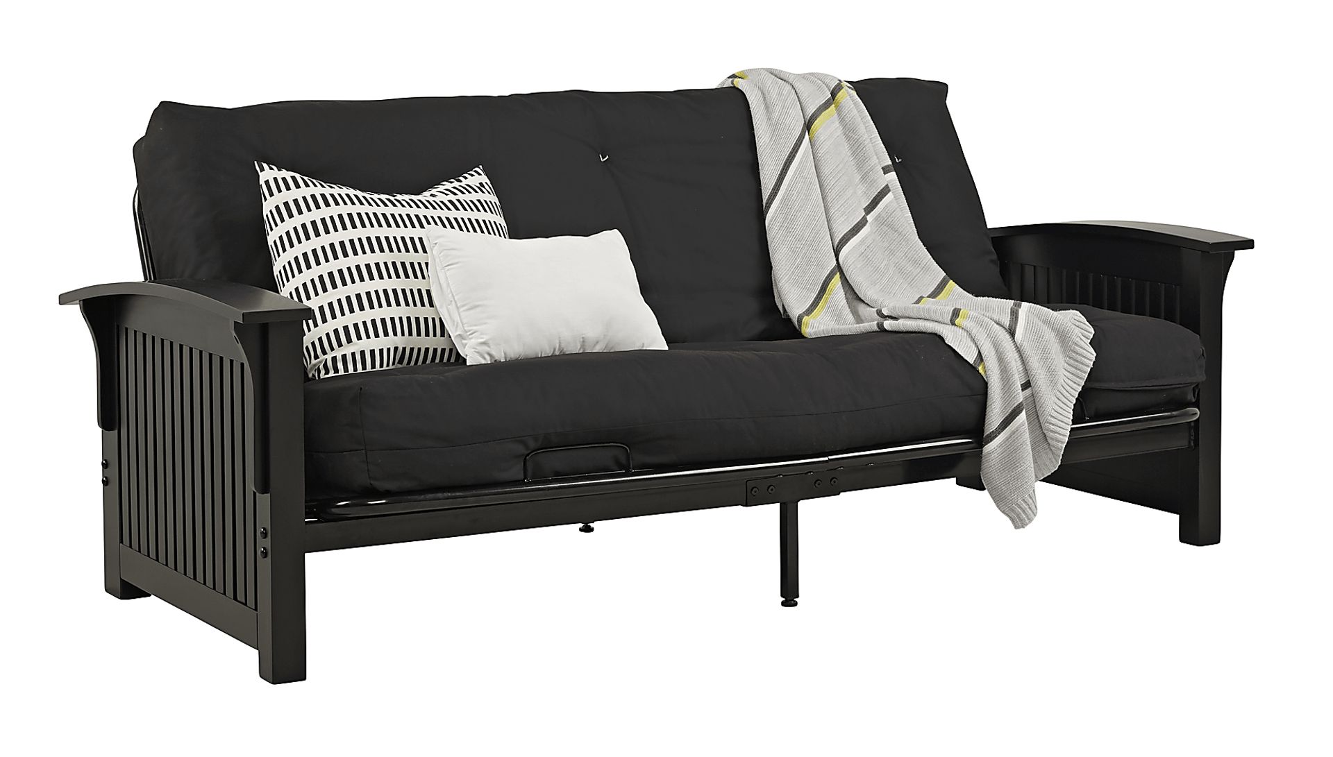Kids Woodlyn Black Futon - Image 2