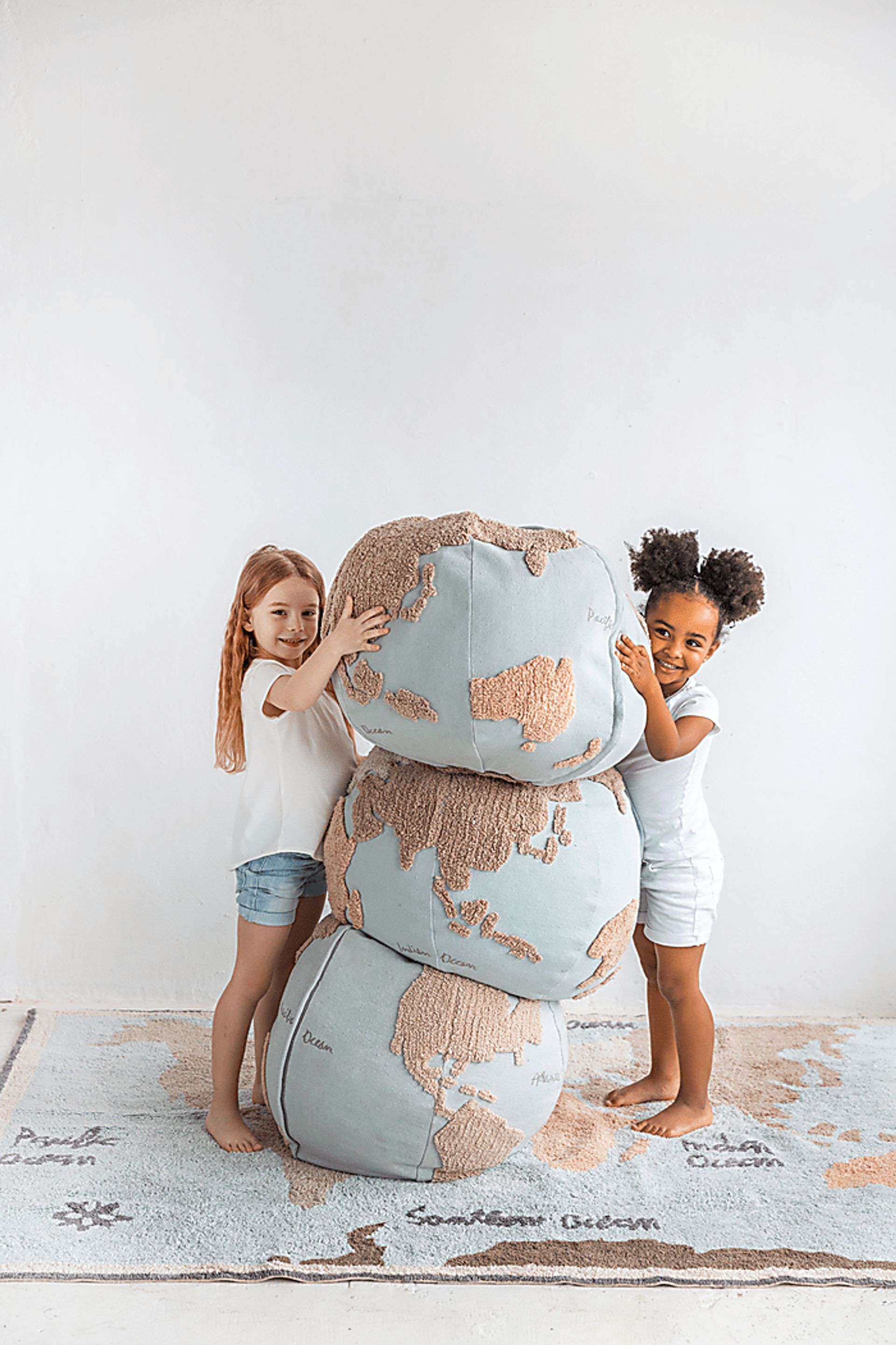 Kids World Map Multi Pouf - Image 5