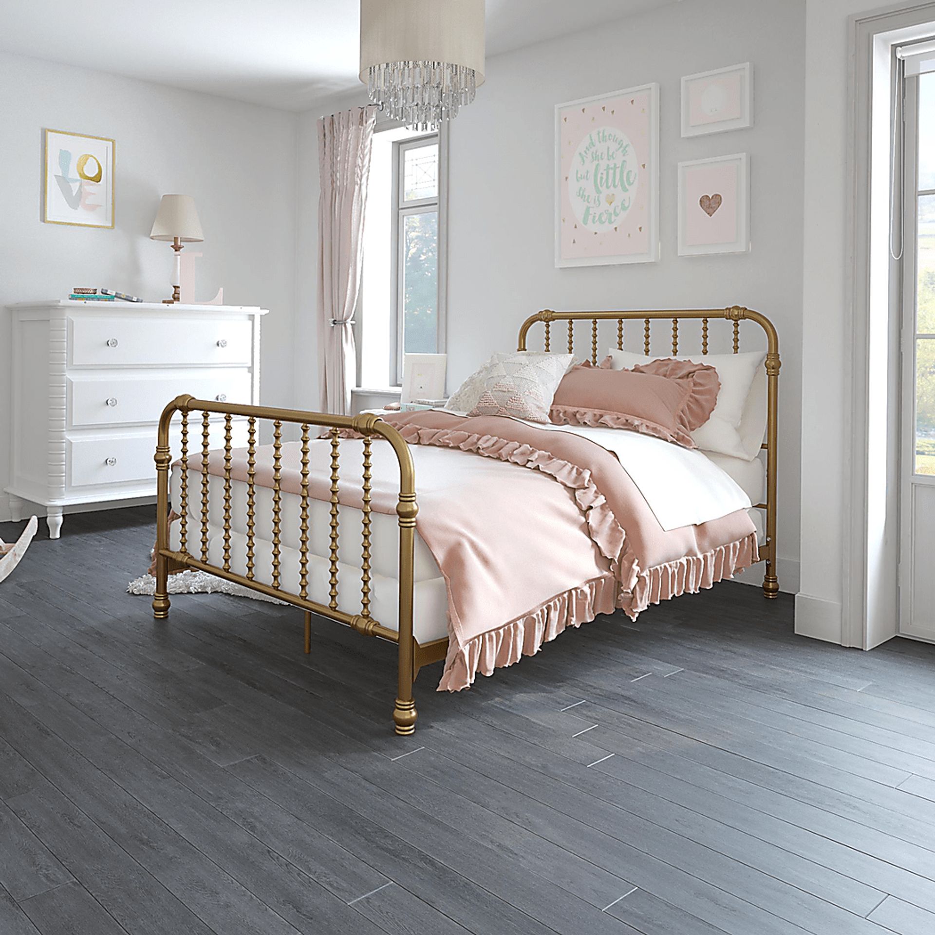 Kids Wynor Gold Full Bed - Image 2